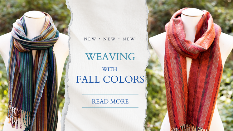 Weaving with Fall Colors