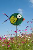 Green Bird Garden Stake