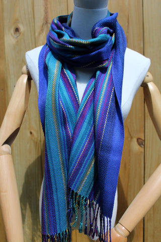 Bachelor Button Scarf