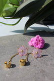 Blossom Earring and Chain Ear Cuff