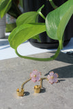 Blossom Earring and Chain Ear Cuff