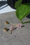 Blossom Earring and Chain Ear Cuff