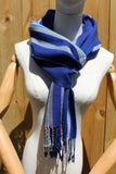 Blue Lechenaultia Woven Scarf