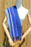 Blue Lechenaultia Woven Scarf