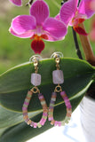 Blush Rainbow Drop Earring