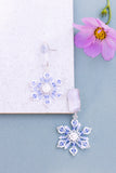 Crystal Snowflake Earrings