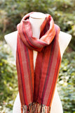Autumn Herringbone Woven Scarf