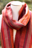 Autumn Herringbone Woven Scarf