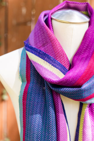 Orchid Woven Scarf