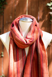 Autumn Herringbone Woven Scarf