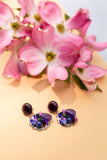 Charoite Earring