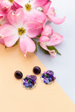 Charoite Earring