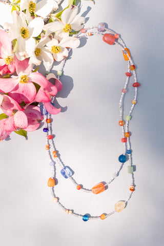 Lotus Wrap  Necklace