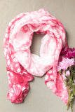 Cherry Blossom Tie Dye Scarf