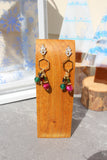 Gemstone Drop Earrings
