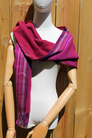 Hellebores Double-Sided Woven Scarf