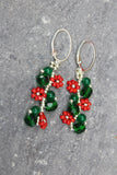 Holly Berry Charm Earrings