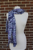 Indigo Mist Silk Scarf