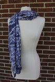 Indigo Mist Silk Scarf