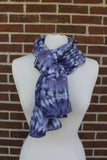 Indigo Mist Silk Scarf