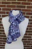 Indigo Mist Silk Scarf