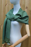 Moss & Teal Houndstooth Woven Scarf