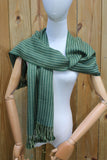 Moss & Teal Houndstooth Woven Scarf