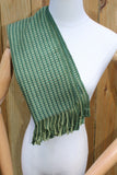 Moss & Teal Houndstooth Woven Scarf