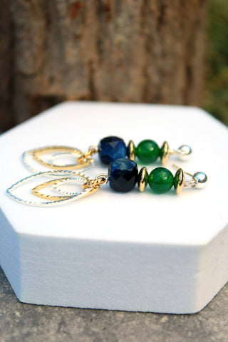 Twilight Leaf Earrings
