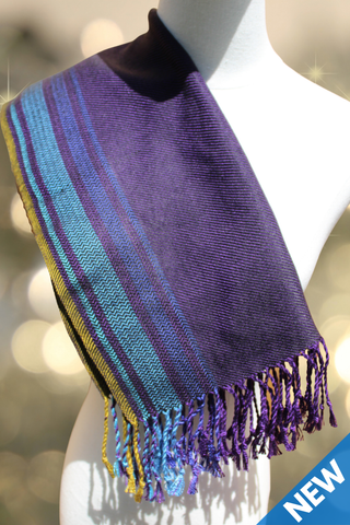 African Violet Woven Scarf