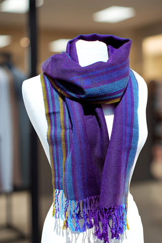 African Violet Woven Scarf