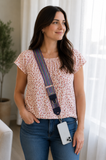 Color Stripe Crossbody Strap