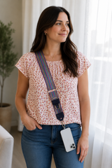 Color Stripe Crossbody Strap