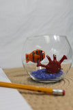 Crabby Catch Glass bowl