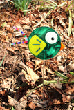 Green Bird Garden Stake