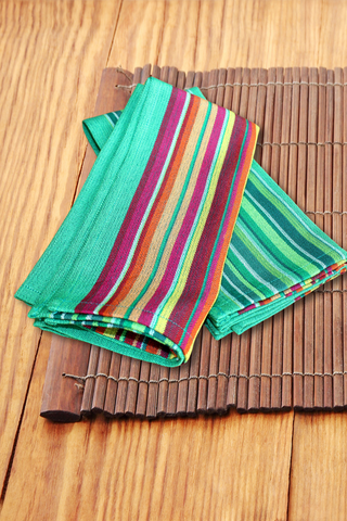 Spring Green Napkins - Set of 2