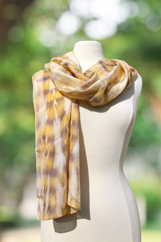 Pansies Silk Scarf