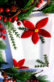 Poinsettia Platter