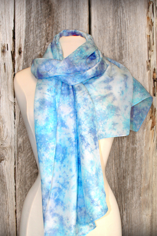 Sky Silk Scarf