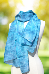 Sky Silk Scarf