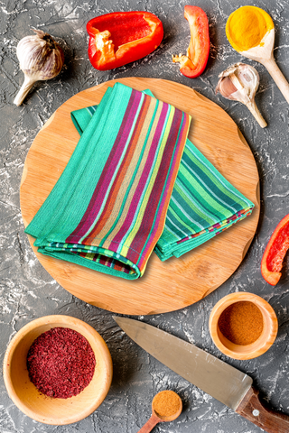Spring Green Napkins - Set of 2