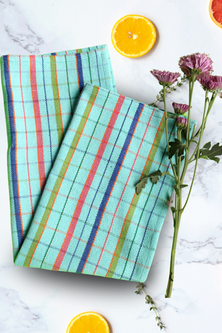 Himalayan Aquamarine dish towel