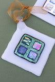 Irid Scarabe Ornament