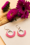 Belle Pink Drop Earrings