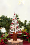 Christmas Trees in White- Set of 3