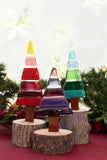 Christmas Trees in Multicolor- Set of 3