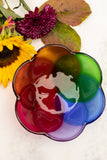 Rainbow Petal Bowl