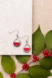 Cardinal Drop Earrings