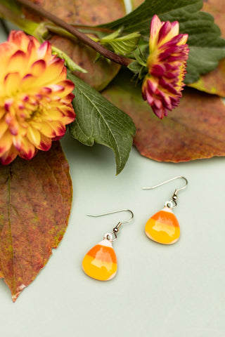 Candy Corn Earrings