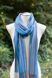 Natal Blue Woven Scarf